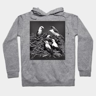 Feathered Architects: Building a Nest Hoodie